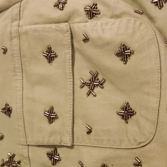 Chico's Beaded Utility Jacket NWT Size Small/4: (Chico's 0) - Picture 12 of 12